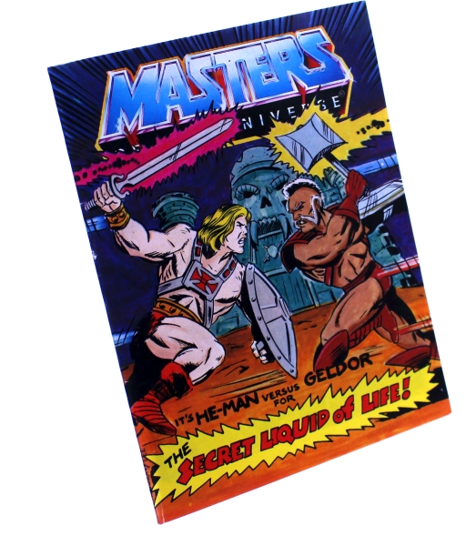 Masters of the Universe Mini-Comic (Figurenbeilage) It's He-Man versus Geldor for "The secret liquid of Life!" von Mattel (einsprachig)